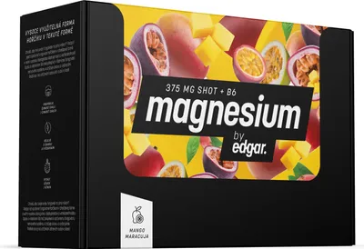 Image de Edgar Magnesium Shot 10 × 25 ml Mangue/Maracuja