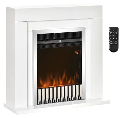 Immagine prodotto di Camino elettrico - Camino decorativo - Stufa elettrica - Camino a legna - Camino freestanding - Potenza: 2000 Watt