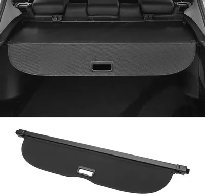 Produktbild von Kofferraum ausziehbare Laderaumabdeckung für INFINITI QX50 2014-2017 Heckkofferraumablage Gepäcksicherheitsabdeckung Glanzschwarz