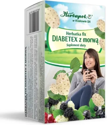 Produktbild von Herbapol Diabetex mit Maulbeer-Fix-Tee 1,5 g x 20