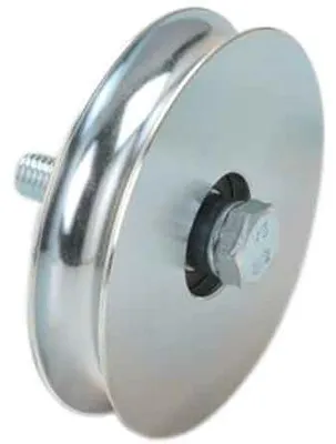 Obrázok produktu pre KOLESO S SKRUTKOU PRE BRÁNY S OKRÚHLOU DRÁŽKOU 140 mm