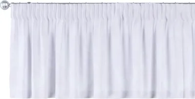 Produktbild von Dekoria Kurzgardine mit Kräuselband, weiß , 130 x 40 cm