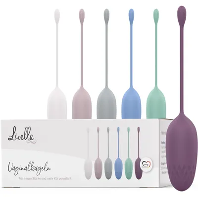 Immagine prodotto di Esercizi per il pavimento pelvico con palline Kegel - Set di 6 pesi