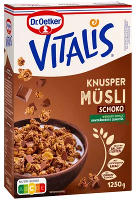 Produktbild von Vitalis Knusper Müsli Schoko 1,25kg