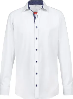 Produktbild von Greiff Modern WITH 37.5® Herren Hemd Langarm Regular Weiß/Blau 37/38