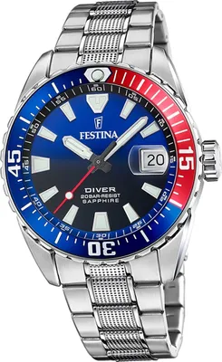 Produktbild von Festina Edelstahl Herren Uhr Armbanduhr silber Casual D2UF20669/4