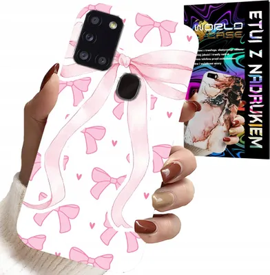 Immagine prodotto di Custodia per il SAMSUNG GALAXY A21s - Nastro rosa alla moda CASE DESIGNs