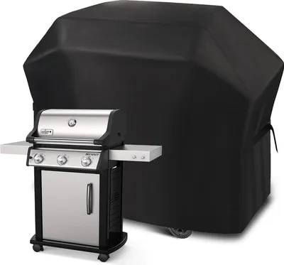 Produktbild von Wetterfeste Gasgrillhülle, groß, 420D Oxford, UV-beständig, 132x66x109cm