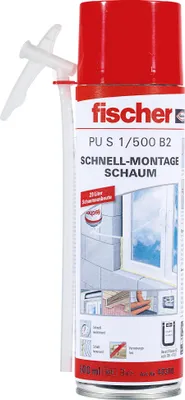 Immagine prodotto di Fischer SchnellmontageschaumPoliuretanoS1/500 B2 500ml