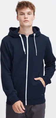Produktbild von SOLID SDOlli Zip-Hood Herren Sweatjacke Kapuzenjacke Hoodie mit Kapuze Kordelzug Reißverschluss Kängurutasche Regular fit