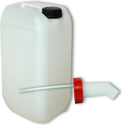 Image de bidon de 15 litres nature avec bec verseur rapide (DIN 61)