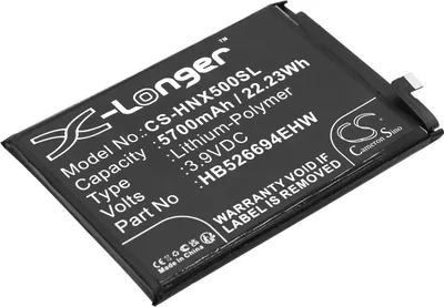 Obrázok produktu pre TECHTEK Batéria kompatibilná s [Honor] X50, X50i nahrádza HB526694EHW