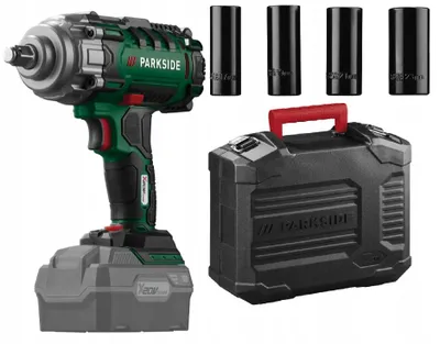 Produktbild von Parkside Passk 20V 400Nm Akku-Schlagschrauber 5 Stufen + 4 Steckschlüssel