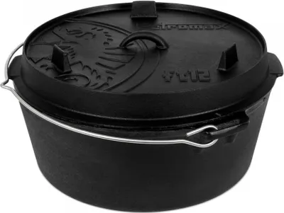 Produktbild von Petromax Feuertopf ft12 (12qt) planer Boden (ohne Füße); ft12-t