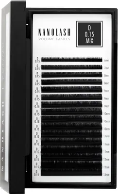 Produktbild von VOLUME LASHES falsche Wimpern 0,15 D #6-13 mm 1 Stk