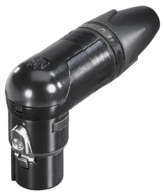 Immagine prodotto di Neutrik RX Series NC3FRX-B - Audio-Stecker - XLR3 weiblich - rechts-gewinkelter Stecker