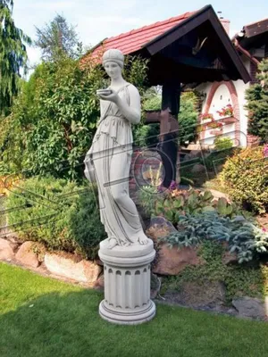 Image de Statue romaine Statue pierre tombale Statues sculptures jardin 165cm