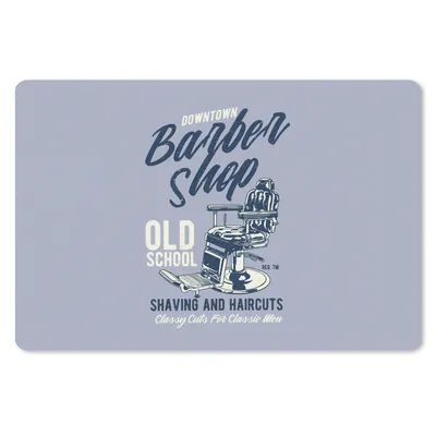 Produktbild von MuchoWow® Mauspad Mousepad Mancave - Stuhl - Barbier - Luxus - Vintage 27x18 cm - Mousepads - Maus Mat - Pad - Mausunterlage - Büroartikel - Desk Matten