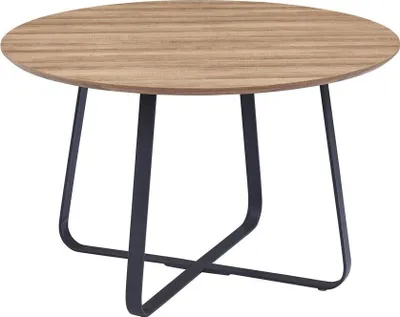 Produktbild von Meublorama PR-NOVA-DT-1003-NOVA*1C/26.5KG, Homeoffice, Rundform, Braun, MDF-Platten, 1200 mm, 1200 mm