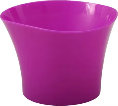 Image de Cache-pot en plastique PRIMULE violet-rose d12x9cm