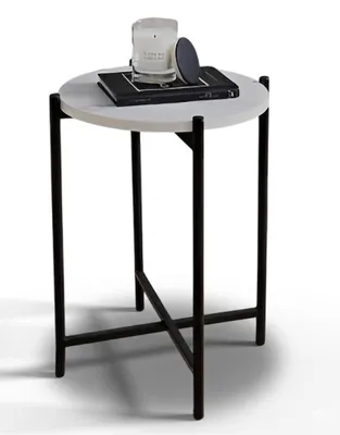 Obrázok produktu pre Dizajnový odkladací stolík v štýle Japandi, drevený, moderný, elegantný.