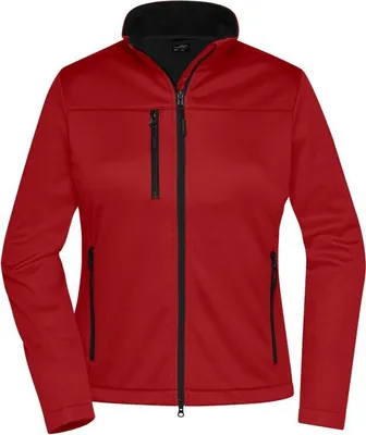 Produktbild von Ladies' Softshell Jacket red, Gr. S