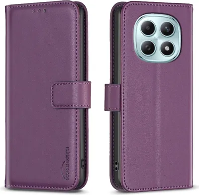 Produktbild von Xiaomi Redmi Note 15 / Poco M8 Hülle - BINFEN Klapphülle - Violett