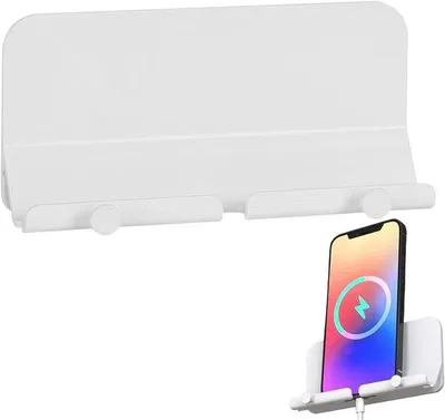 Produktbild von Telefonhalter für Wand - Telefonplatte - Aufbewahren und Organisieren - ohne Bohren befestigen