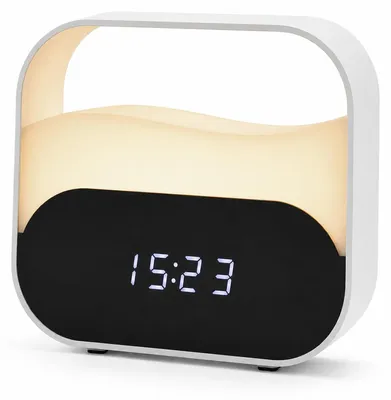 Digitalwecker mit Nachtlicht, 3 Farben, Schlummer, Doppelalarm, USB-C