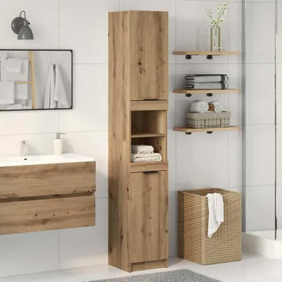 Obrázek produktu pro vidaXL Koupelnová skříňka Artisan dub 32x34x188,5 cm materiál na bázi dřeva
