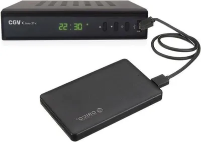 Immagine prodotto di Ricevitore TNT HD, CGV ETIMO 2TC, doppio sintonizzatore, radio web, DVB-T2 HEVC 265, funzione di registrazione