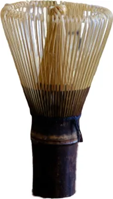 Produktbild von Matcha-Schneebesen aus Bambus, 100 Zinken, handgefertigt, Chasen-Bürste für Matcha-Grüntee, keine Farbe, Politur, Schneebesenhalter, Küchenhelfer, Geschenk