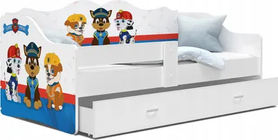 Produktbild von Kinderbett mit Matratze und Schublade NELI Jugendbett spielbett 160x80 stickern nr.7