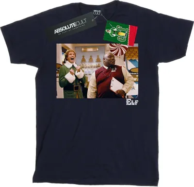 Produktbild von Elf - "Christmas Store Cheer" T-Shirt für Damen BI22177 (S) (Marineblau)