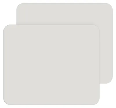 Silikon-Tischsets 2er-Pack, 20x24 cm, rutschfest, beige