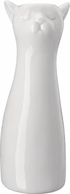 Imagen del producto de Hutschenreuther Vase 14 cm Katzen-Vase Weiss 02490-800001-26014