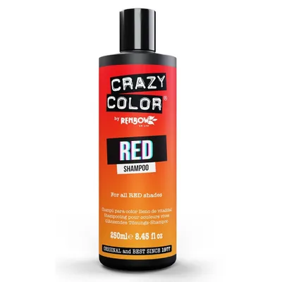 Produktbild von Crazy Color Shampoo Red 250ml - Shampoo für rot Haar