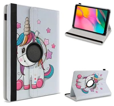 Produktbild von Tablet Tasche für Samsung Galaxy Tab A 10.1 2019 Hülle Schutzhülle 360° DrehbarFarben:Motiv 14