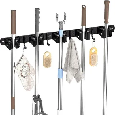 Produktbild von Gartengerätehalter - Rasenmäher Aufhängesystem - Rasenmäherhalter - Rasenmäher Aufhängesystem - Gartengerätehalter - Edelstahl - Rasenmäher