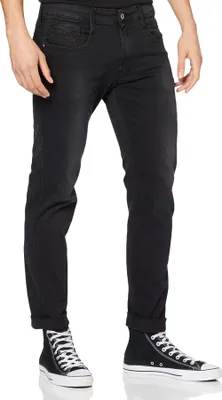 Produktbild von Replay Anbass Slim Jeans, Schwarz 32W x 30L
