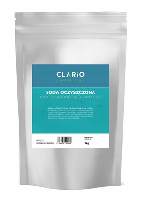 Obrázek produktu pro Jedlá soda čistý hydrogenuhličitan sodný, praní Clario Chemical 1kg 1000g