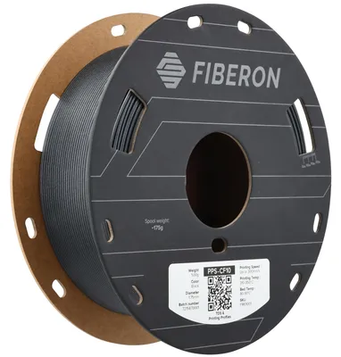 Zdjęcie produktu dla PPS-CF10, filament, czarny, 1,75 mm, 0,5 kg
