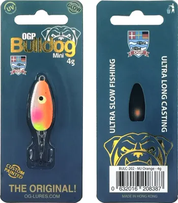Produktbild von Westin Bulldog - Blinker, Länge / Gewicht:3.3cm / 4g, Farbe:MJ Orange