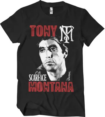 Produktbild von Tony Montana T-Shirt - Small - Black