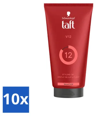 Produktbild von 10 x Taft Power Gel V12 Turbo Fixierung - 150 ml - Vorteilspackung - 10 Stücke