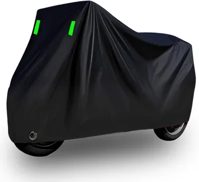 Produktbild von Robuste Motorradabdeckung mit Diebstahlsicherung, wasserabweisend, fš¹r Roller und Allwetterschutz im Freien, Autoabdeckung šC 295 x 110 x 140 cm