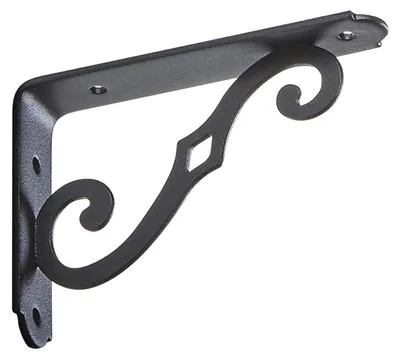 Produktbild von SOTECH Regalkonsole BLACKLINE II 125 x 90 mm schwarz