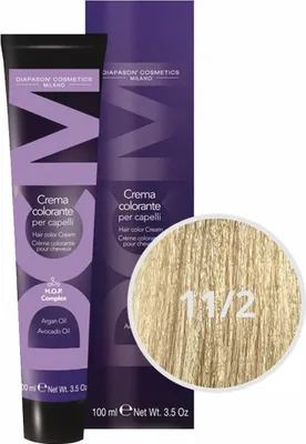 Produktbild von Diapason Haarfarbe Diapason Color Hair Color Cream 11/2 Extra Lightened Lightest Ash Blond