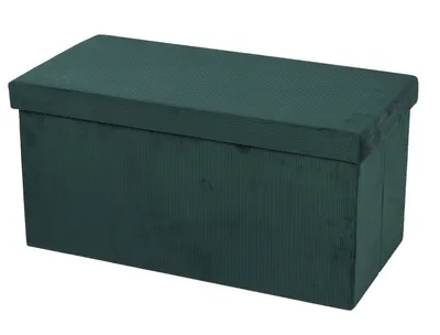 Produktbild von Urban Living faltbare SITZBANK CORD "velours côtelé"  53515 Dunkelgrün