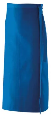 Produktbild von Bistroschürze B 100 x L 80 cm, royal blue : royal blue : 65% Polyester 35% Baumwolle